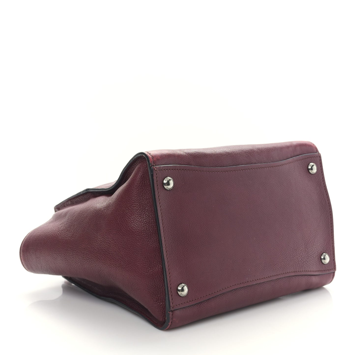Glace Calf Twin Pocket Tote Ametista