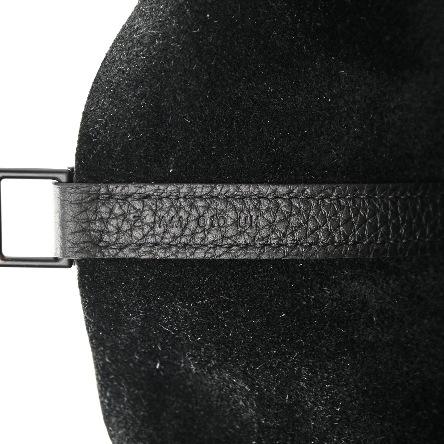 Taurillon Clemence Monochrome Picotin Lock 22 MM Black