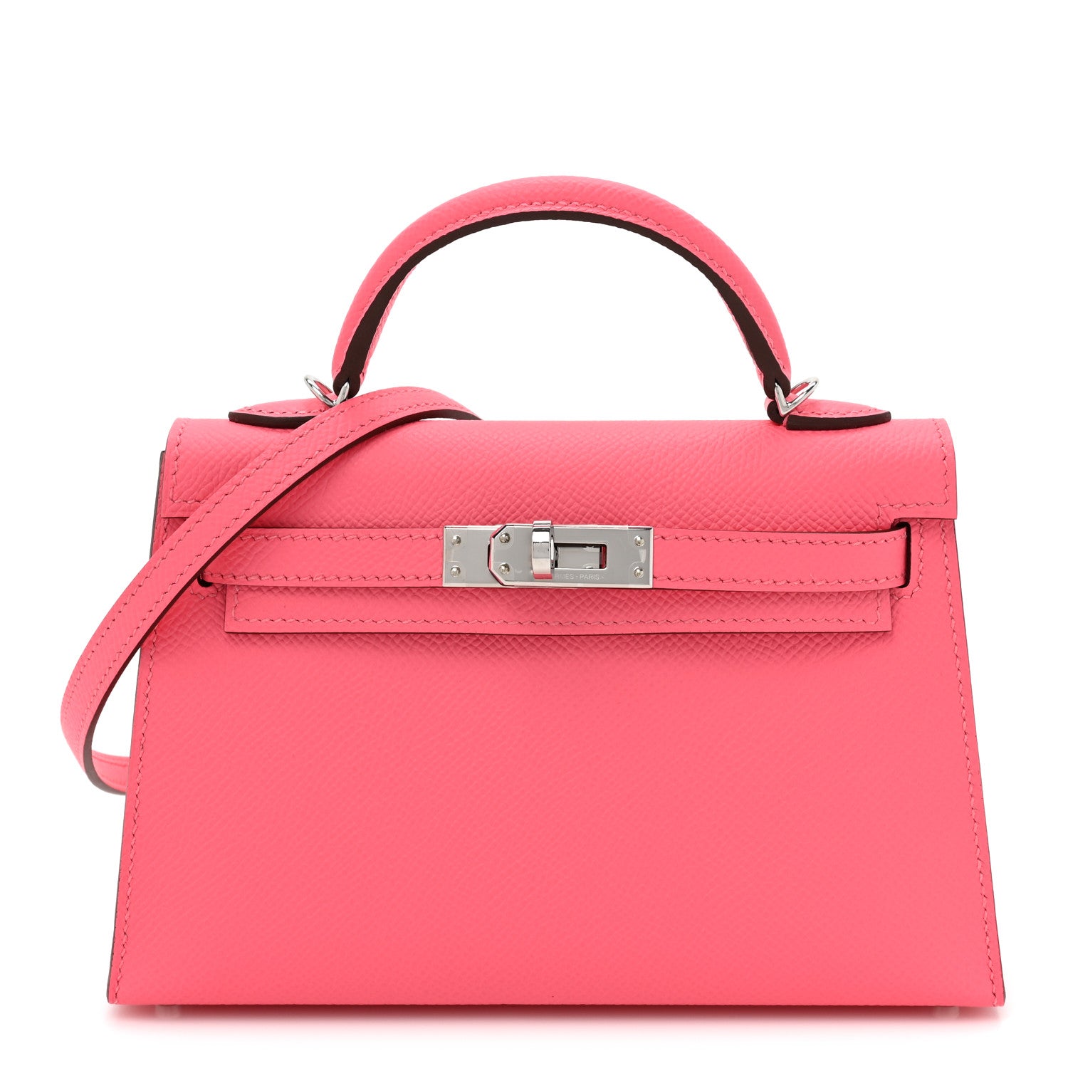 Hermes Epsom Mini Kelly Sellier 20 Rose Azalee 1 of 7