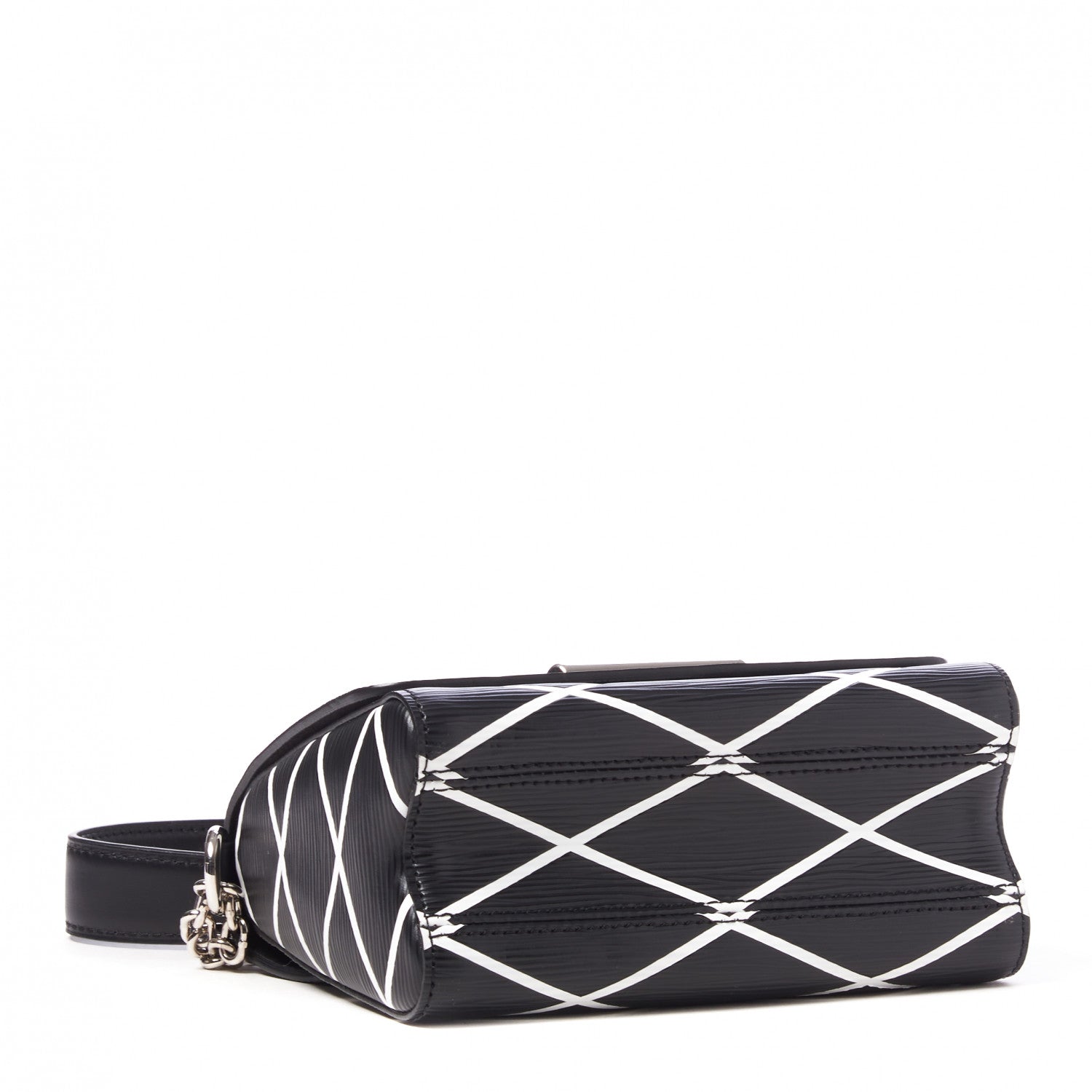 Louis Vuitton Epi Malletage Twist Shoulder Bag PM Black 3 of 8