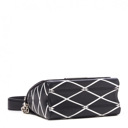 Louis Vuitton Epi Malletage Twist Shoulder Bag PM Black 3 of 8