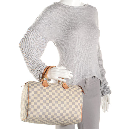 Louis Vuitton Damier Azur Speedy 30 2 of 7