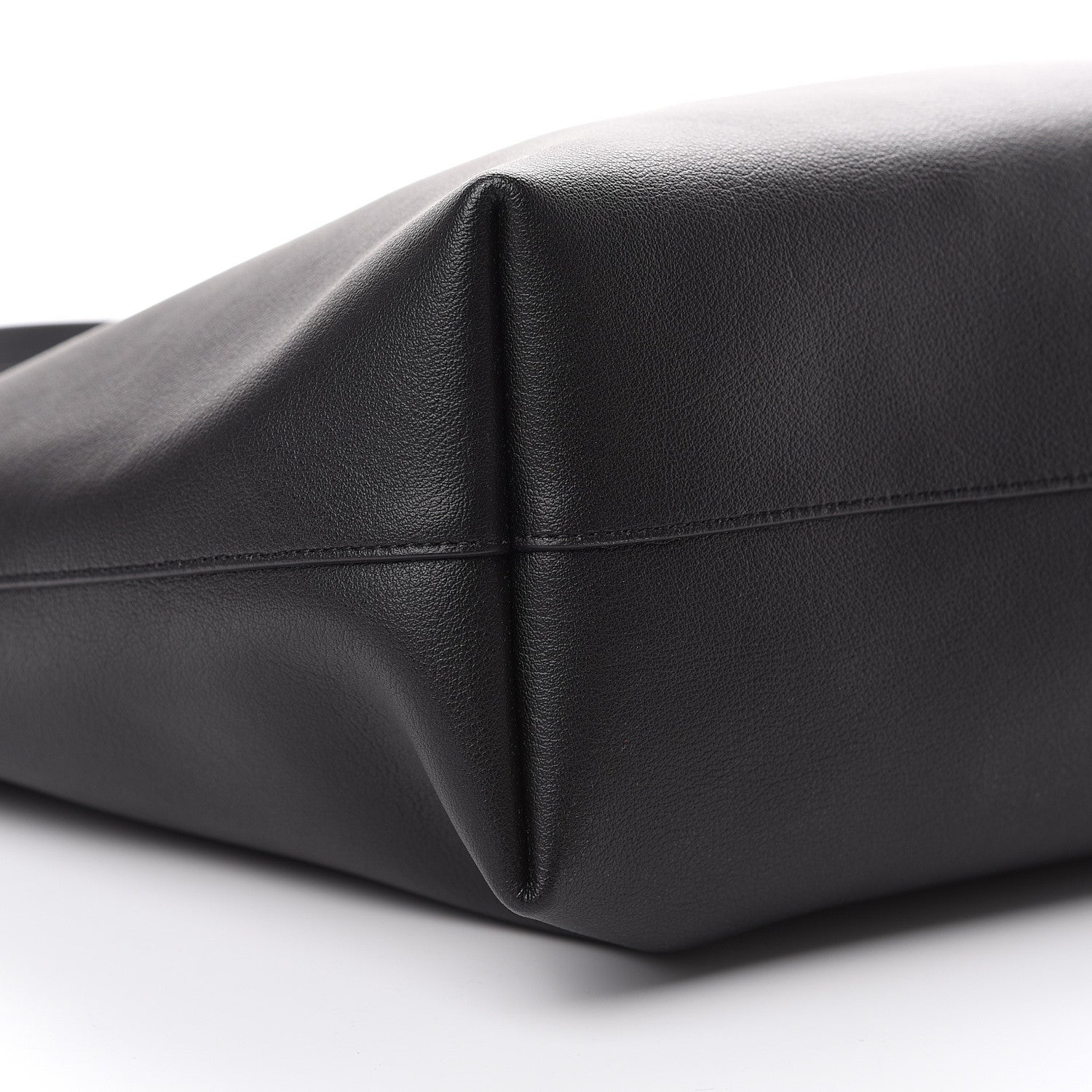 Saint Laurent Calfskin Large Shopping Tote Black 9 of 10