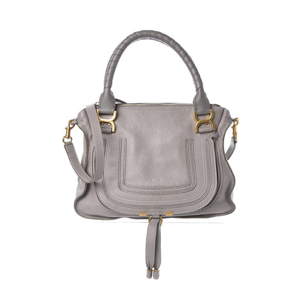 Chloe Calfskin Medium Marcie Satchel Cashmere Grey 1 of 8