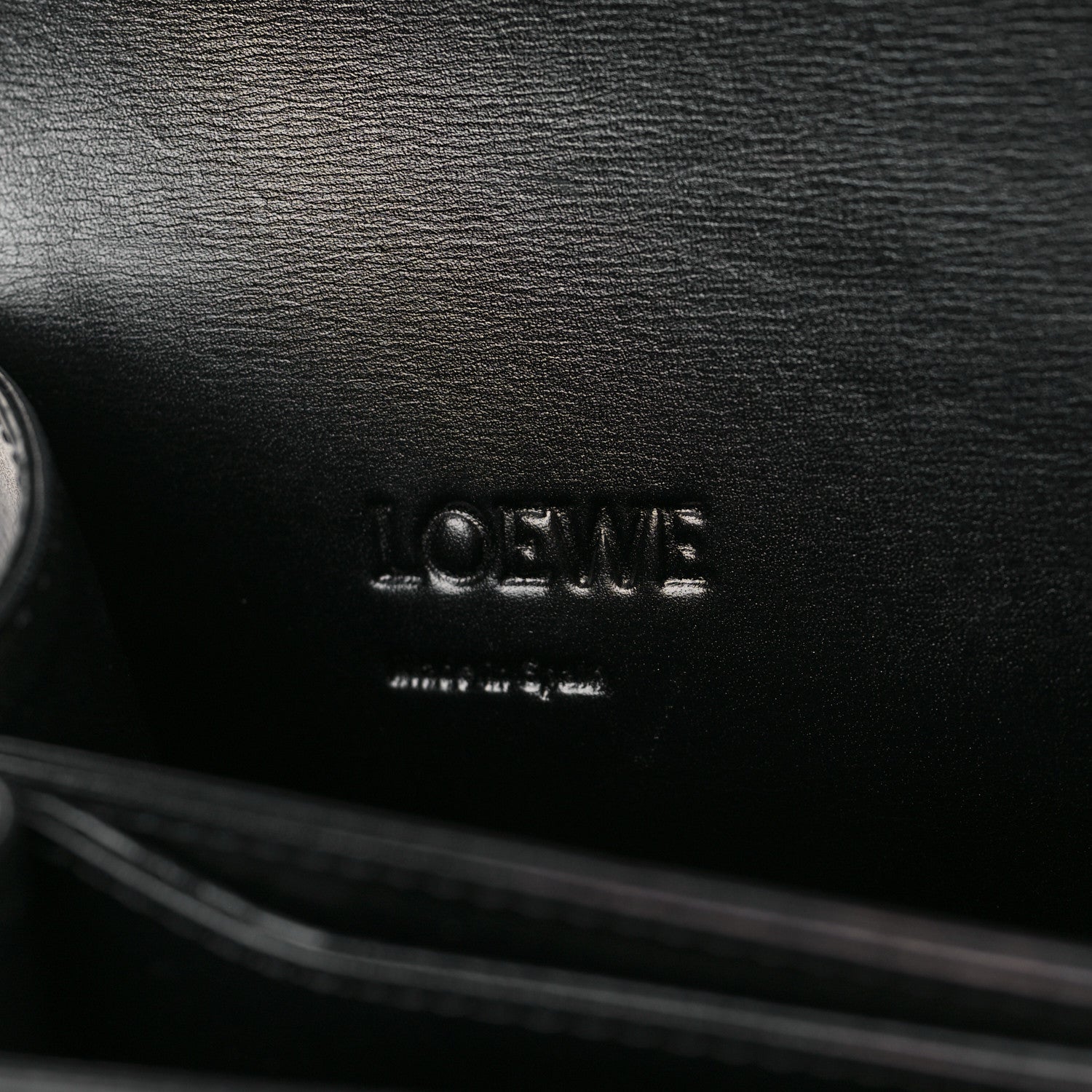 Loewe Calfskin Medium Barcelona Shoulder Bag Black 6 of 8