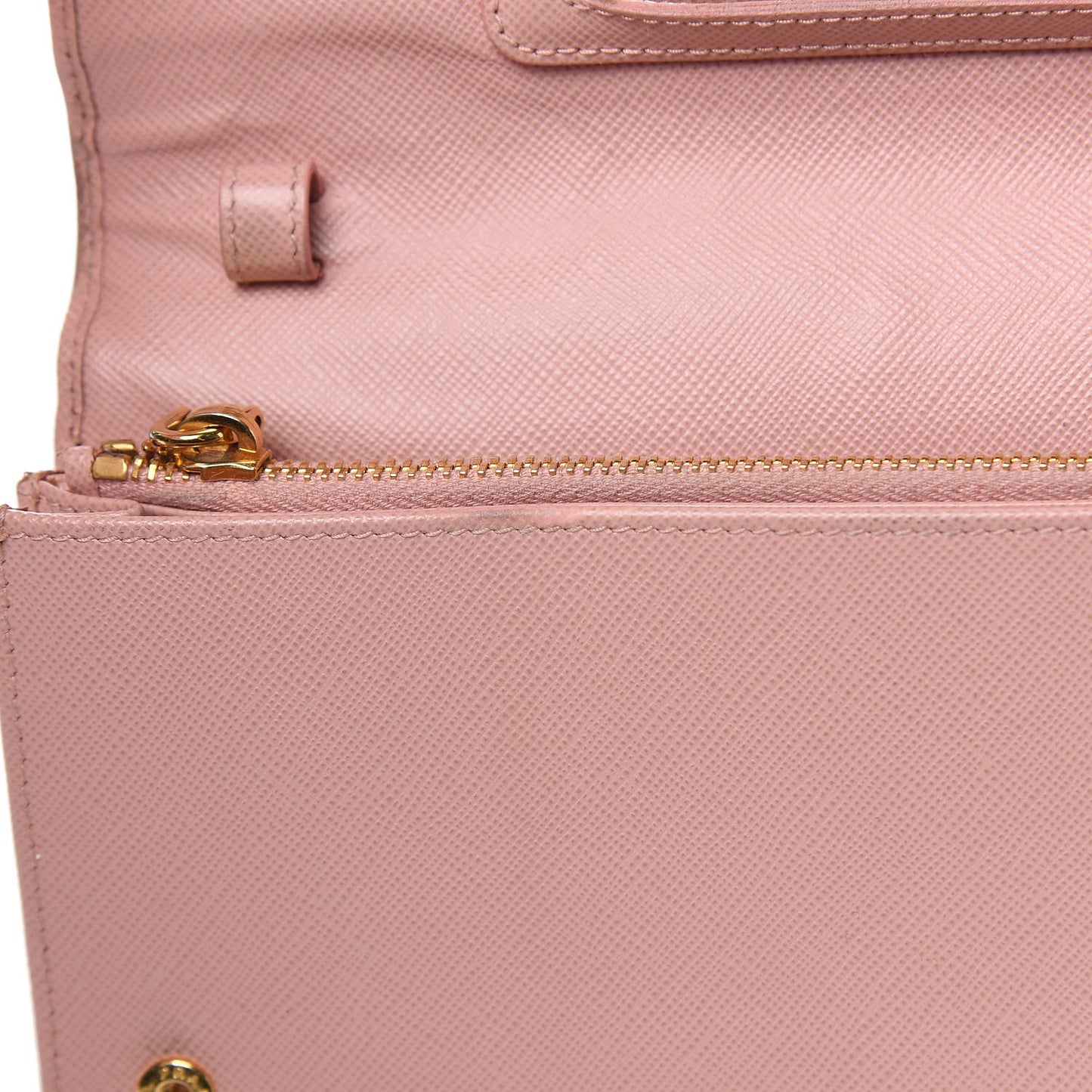 Saffiano Metal Flap Wallet with Strap Orchidea