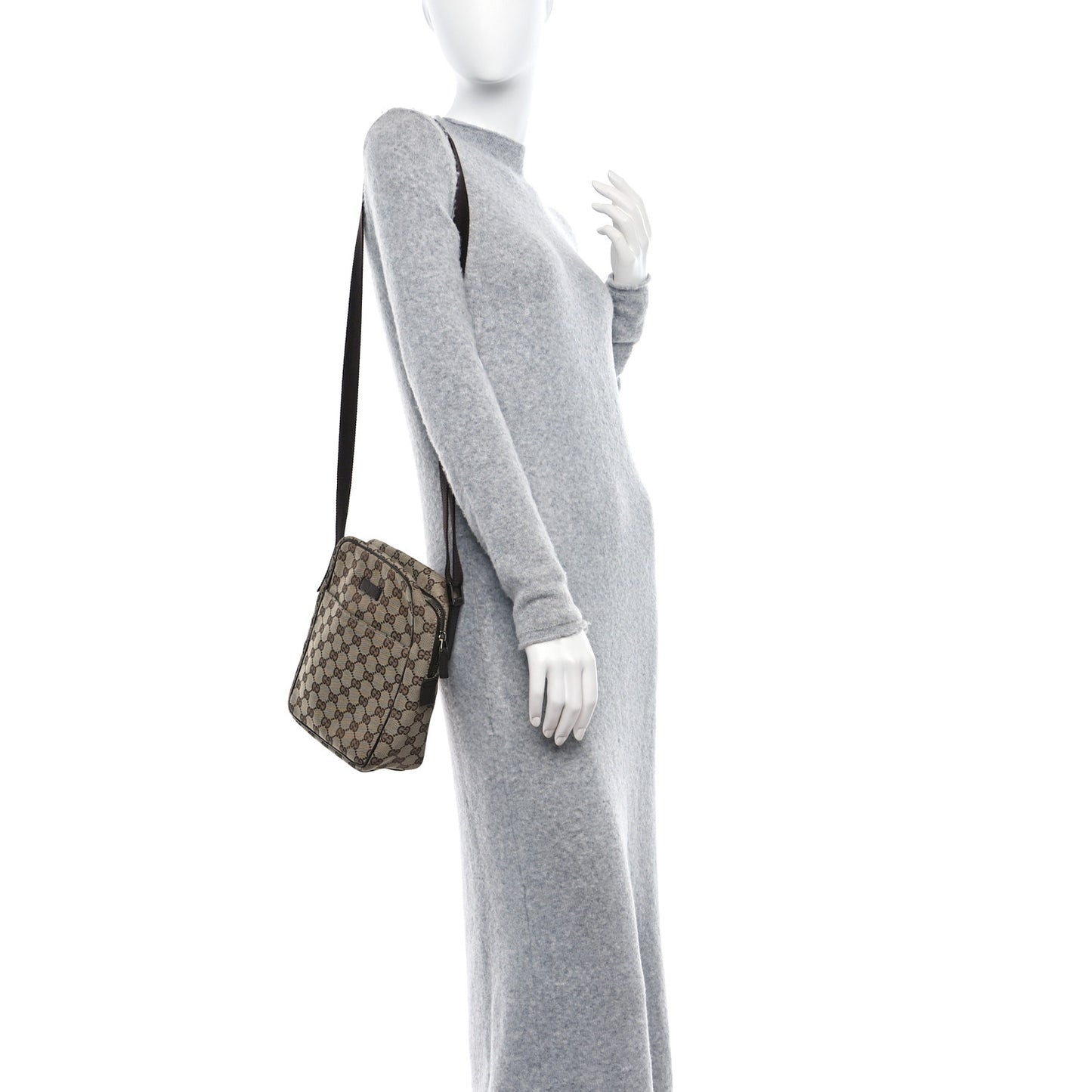 Monogram Messenger Bag Brown