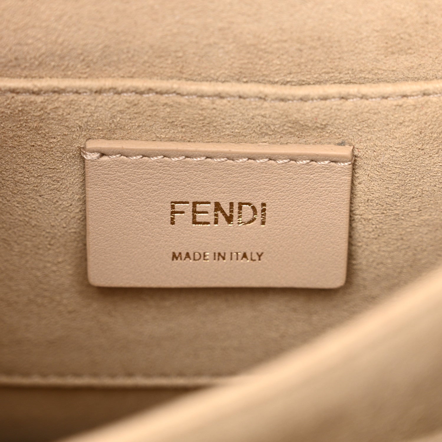 Fendi Vitello Liberty FF 1974 Embossed Small Kan I Shoulder Bag Fragola 6 of 10