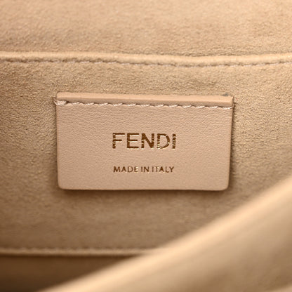 Fendi Vitello Liberty FF 1974 Embossed Small Kan I Shoulder Bag Fragola 6 of 10