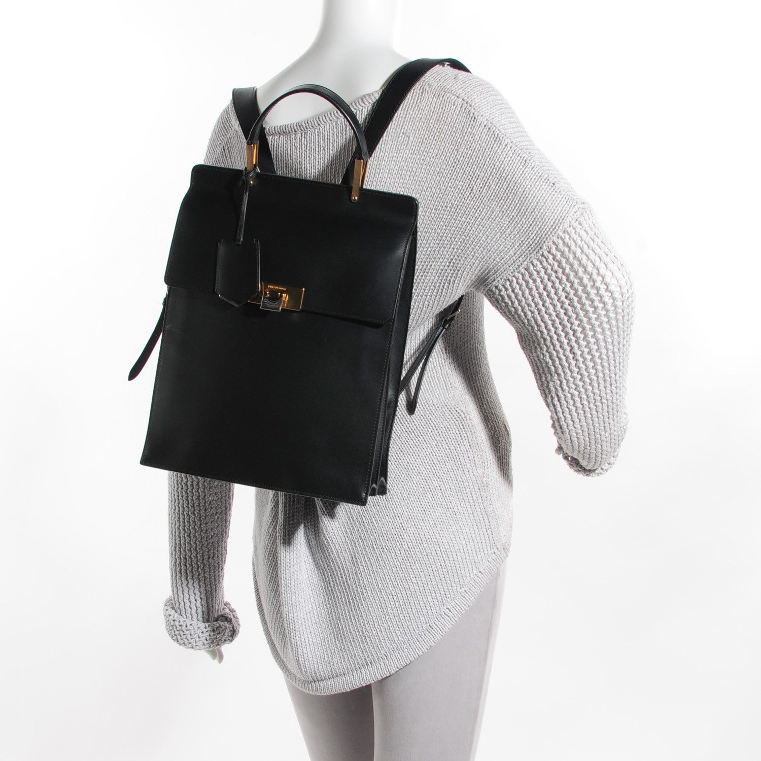 Balenciaga Veau Le Dix Backpack Black 2 of 8