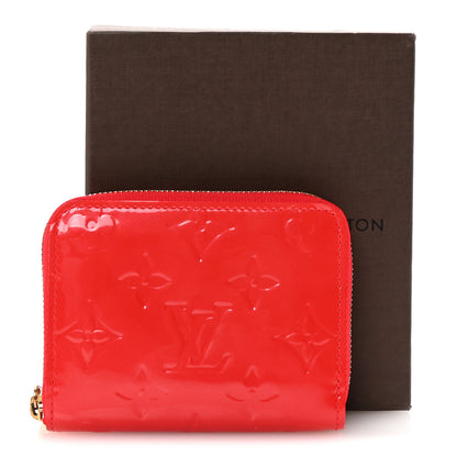 Louis Vuitton Vernis Zippy Coin Purse Cherry 7 of 7