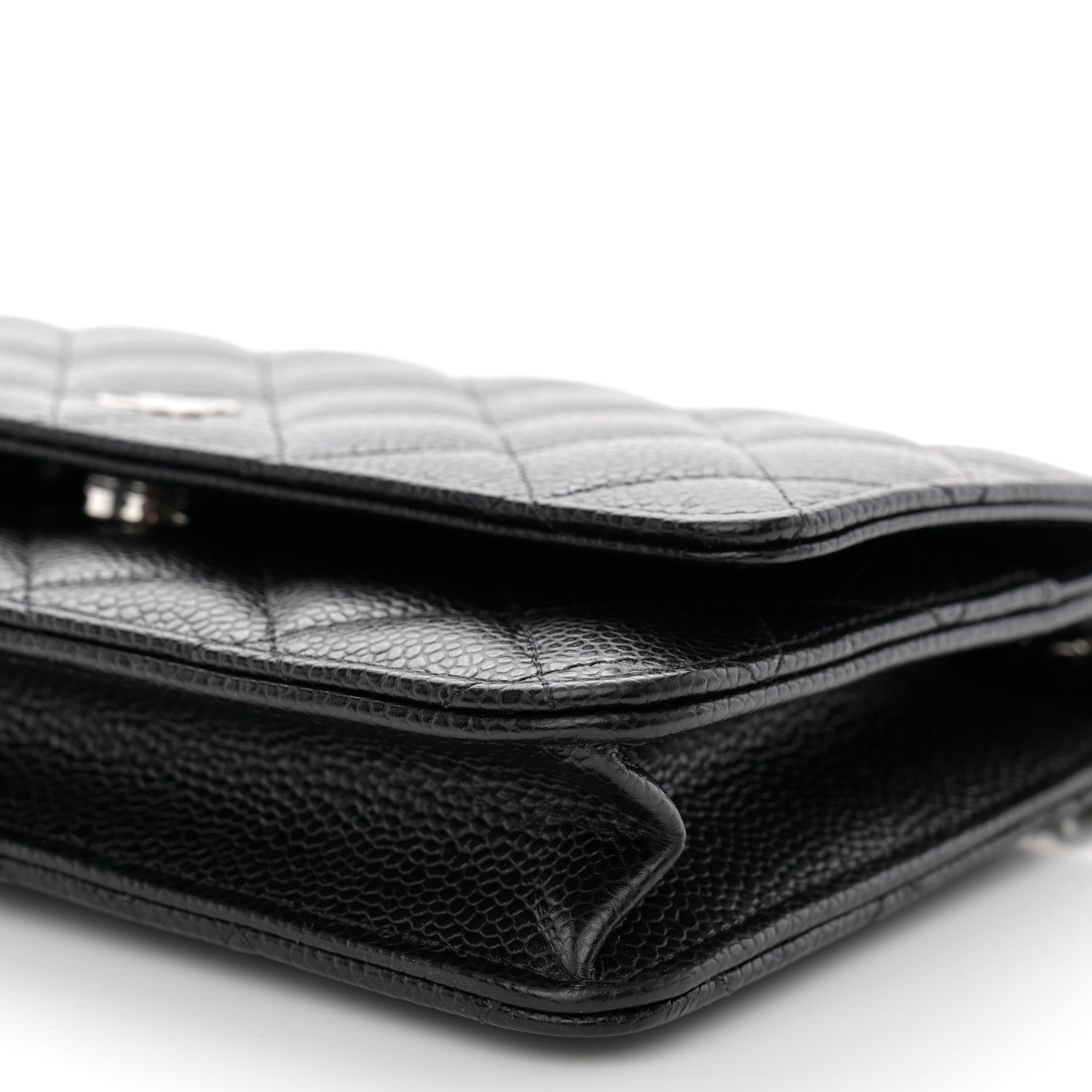 Chanel Caviar Quilted Wallet on Chain WOC Black 11 of 12