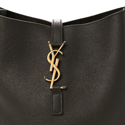 Saint Laurent Smooth Calfskin Small Le 5 A 7 Soft Hobo Light Musk 8 of 10