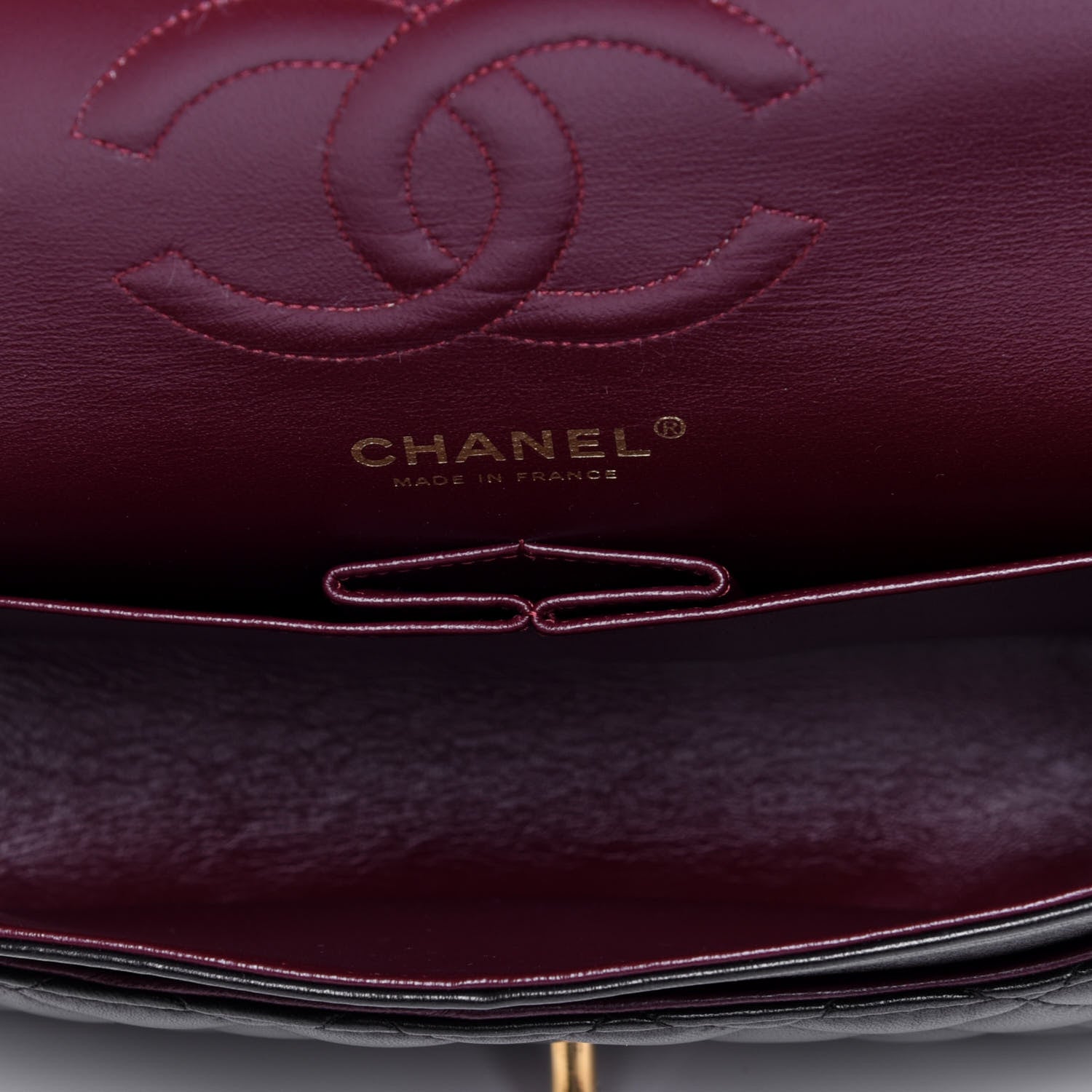 Chanel Lambskin Quilted Medium Double Flap Black 5 of 11