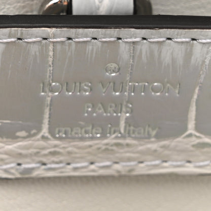 Louis Vuitton Iridescent Alligator Capucines BB Silver 7 of 14