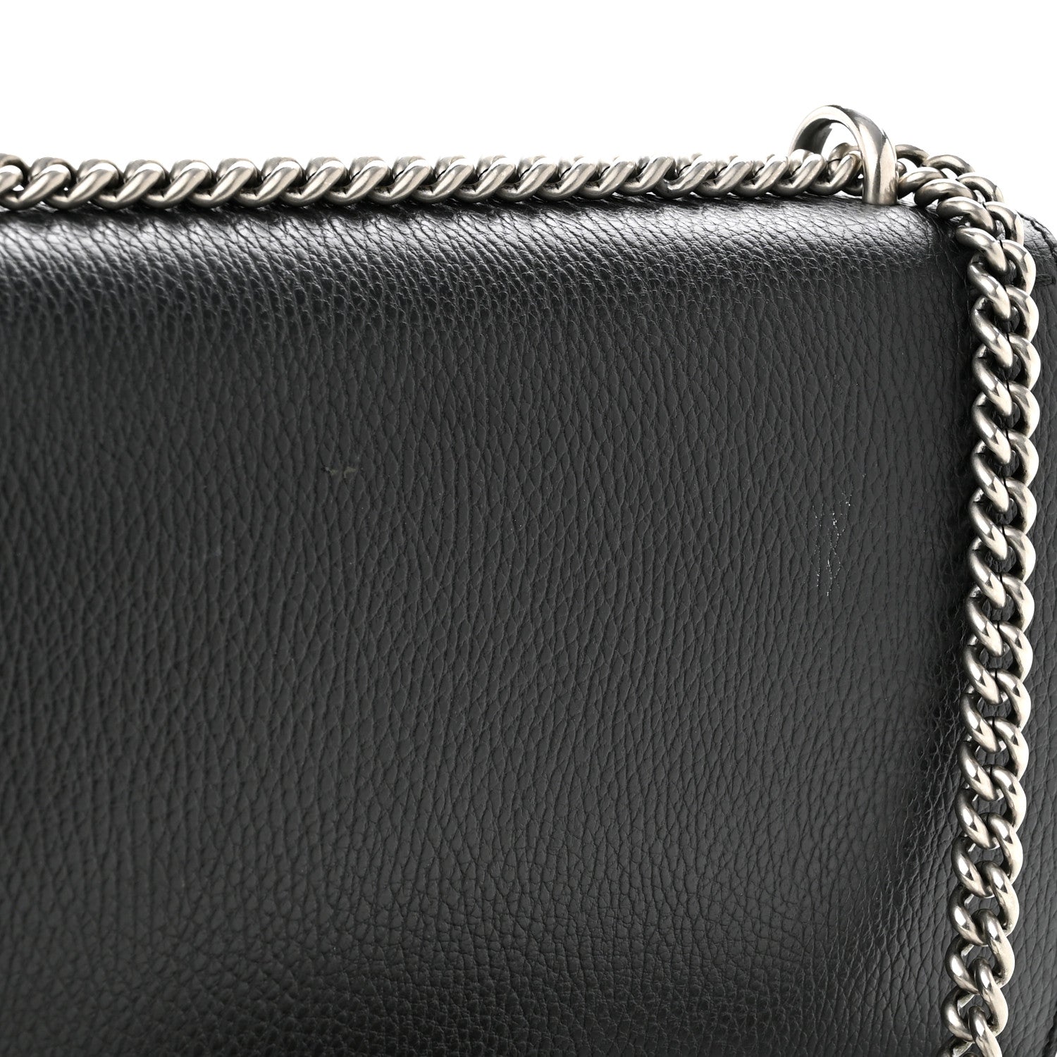 Gucci Pebbled Calfskin Small Dionysus Shoulder Bag Black 11 of 13