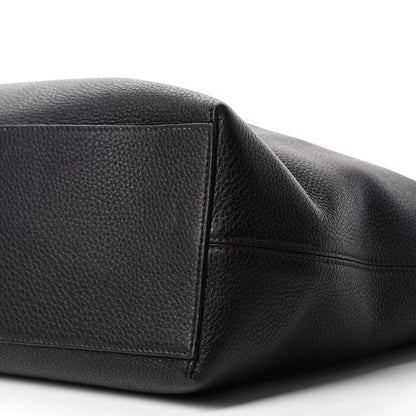 Valentino Garavani Grained Calfskin Rockstud Shoulder Tote Black 7 of 9