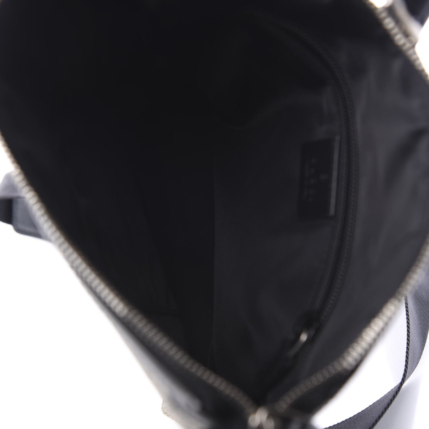 GG Supreme Monogram Web Messenger Bag Black