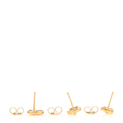 Louis Vuitton Metal Crazy In Lock Earrings Set Gold 3 of 4