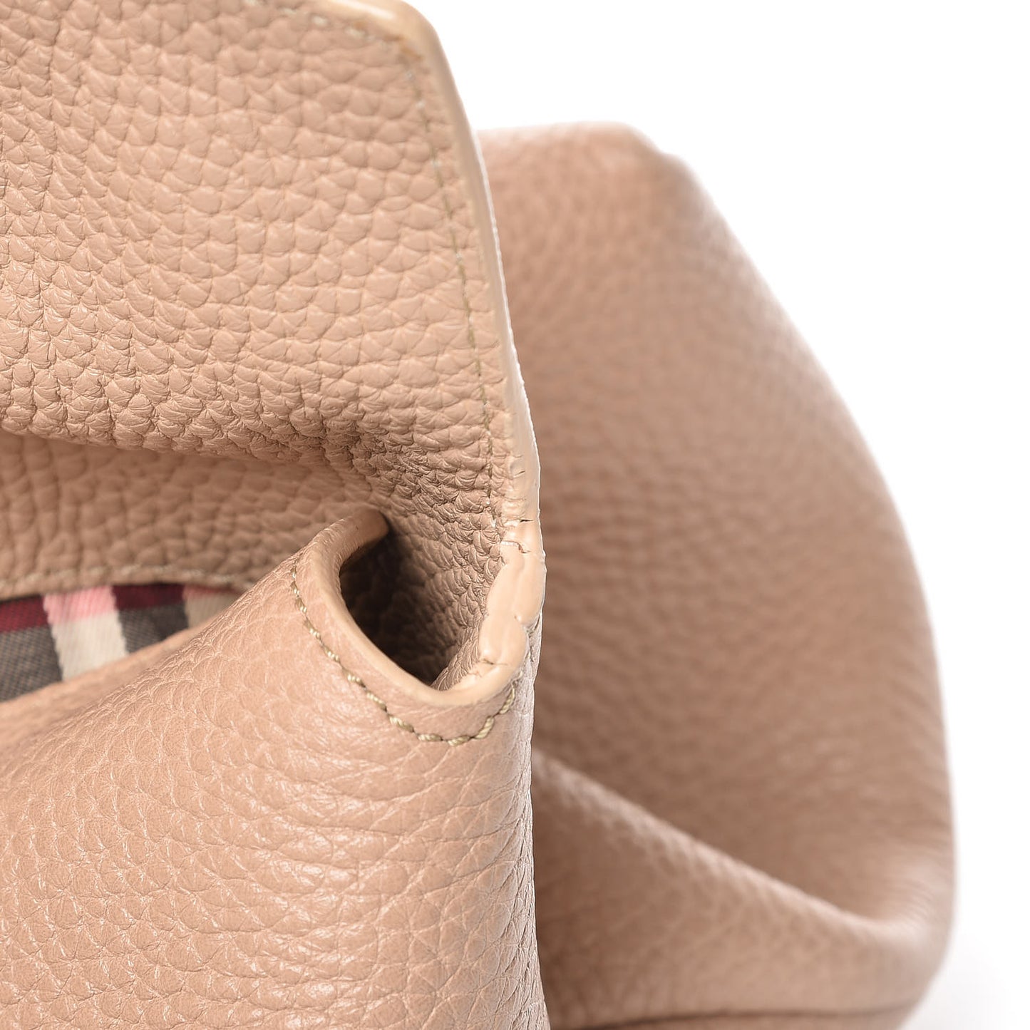London Grainy Calfskin Medium Baynard Tote Light Nude