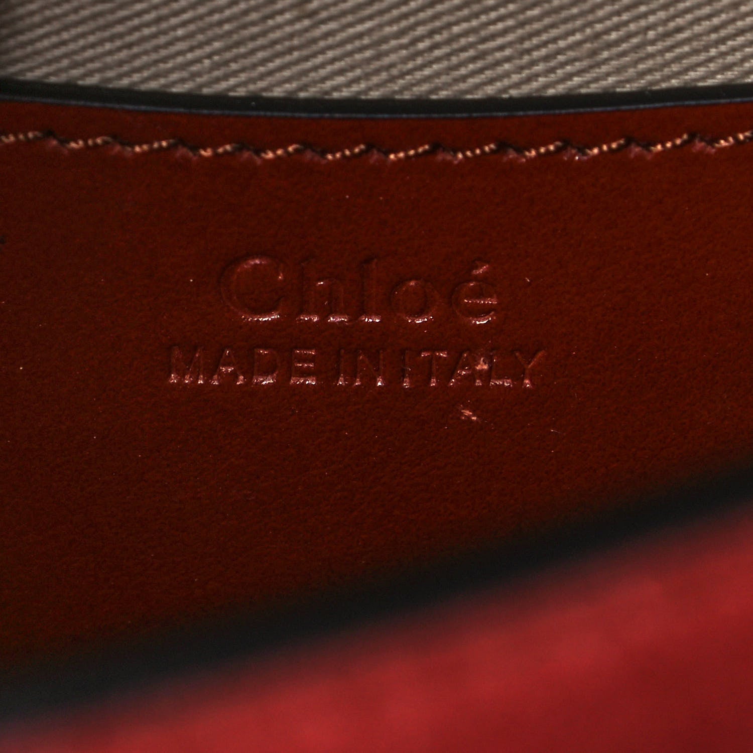 Chloe Calfskin Small Tess Bag Sepia Brown 6 of 14