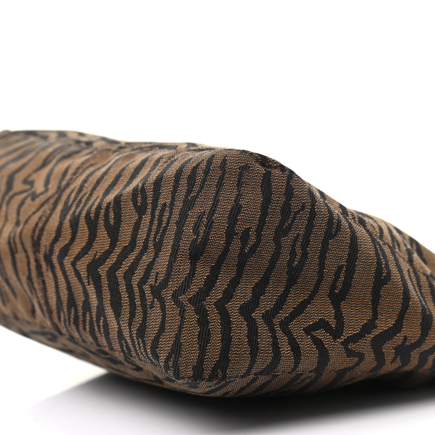Fendi Canvas Tiger Print Mini Pochette Brown 10 of 10