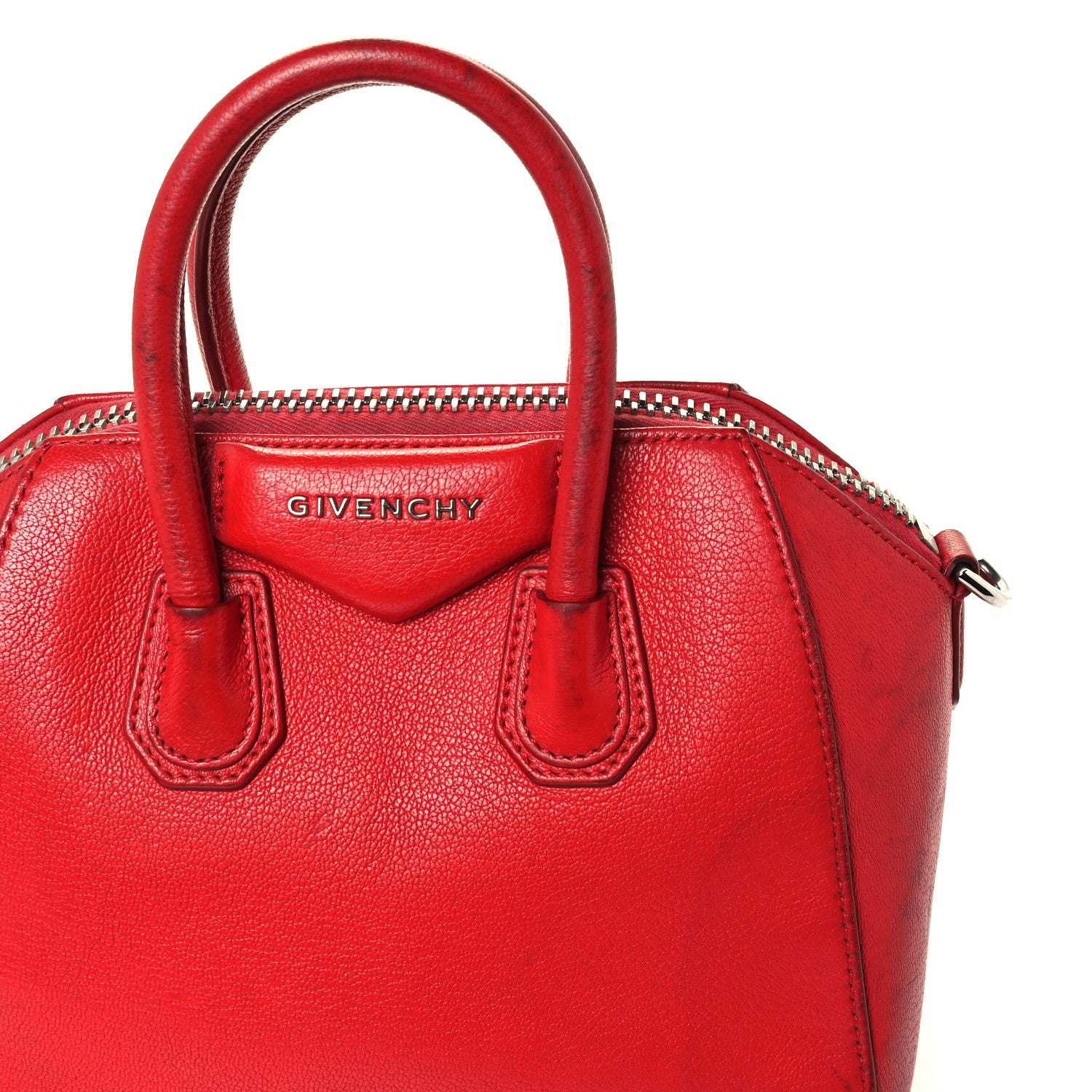 Givenchy Sugar Goatskin Mini Antigona Pop Red 13 of 13
