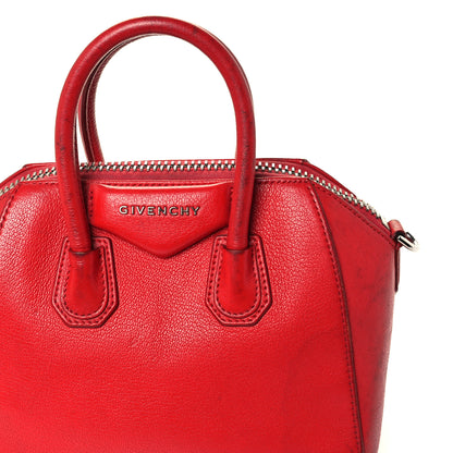 Givenchy Sugar Goatskin Mini Antigona Pop Red 13 of 13