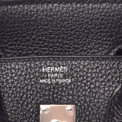 Hermes Togo Birkin 25 Black 12 of 34