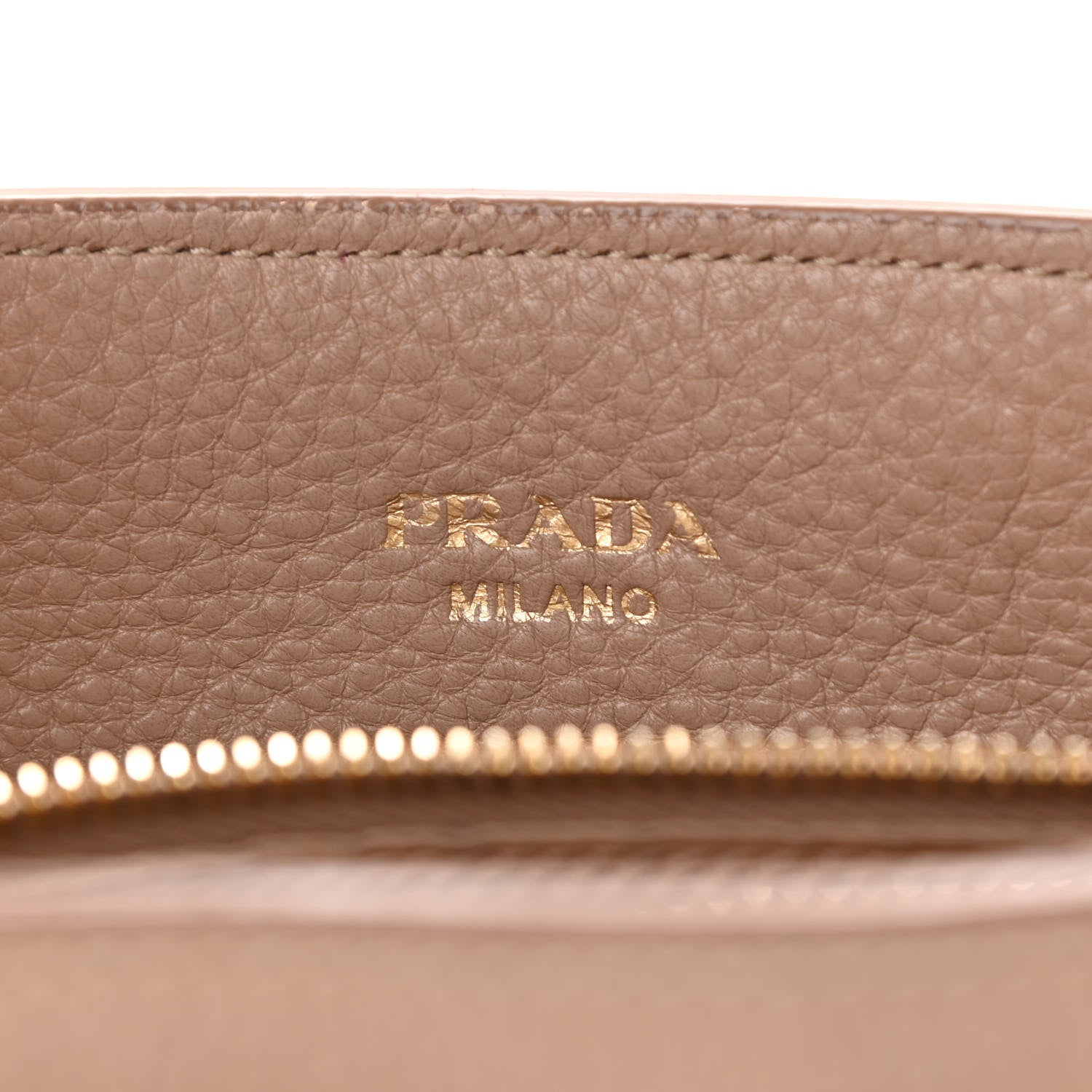 Prada Vitello Daino Tote Sesamo 5 of 10