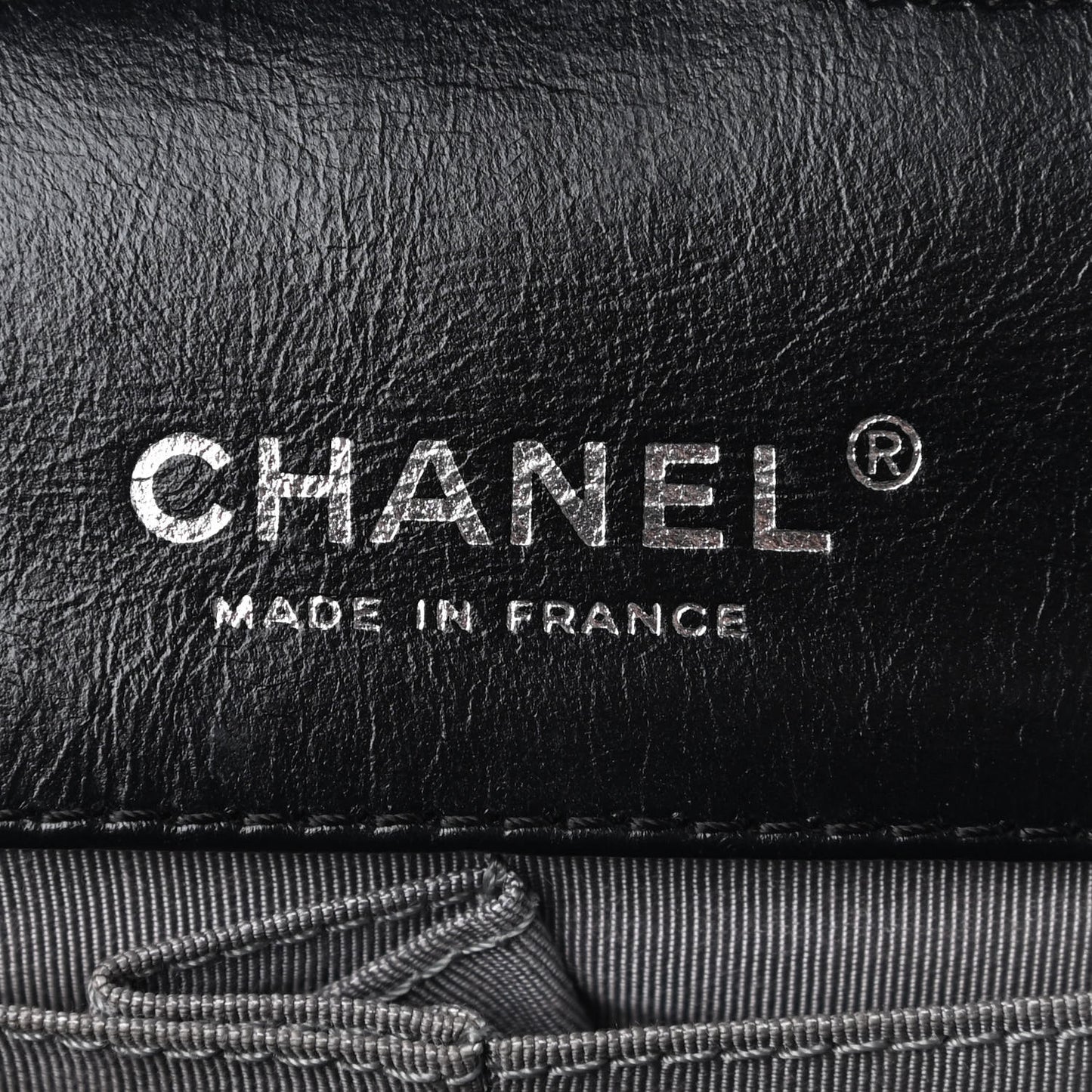 Glazed Calfskin Quilted Surpique 2.55 Reissue Flap Black