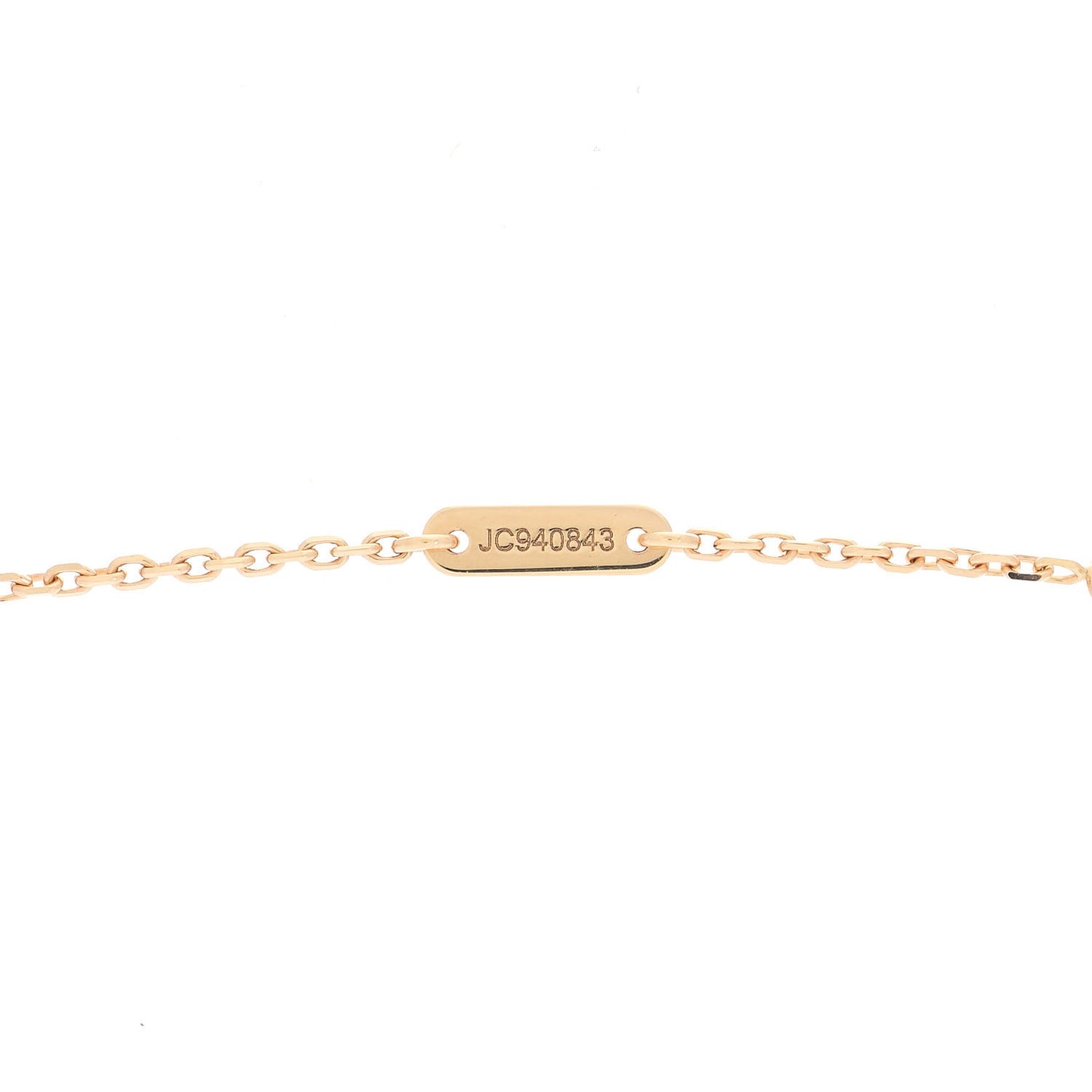 18K Yellow Gold Mother of Pearl Sweet Alhambra Butterfly Pendant Necklace
