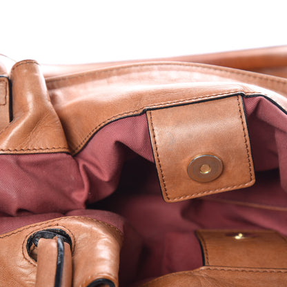 Chloe Deerskin Tote Brown 8 of 22