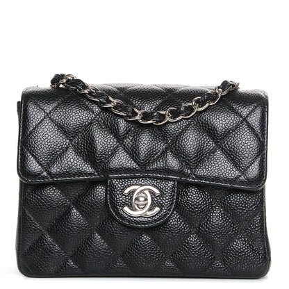 Chanel Caviar Quilted Mini Square Flap Black 1 of 8