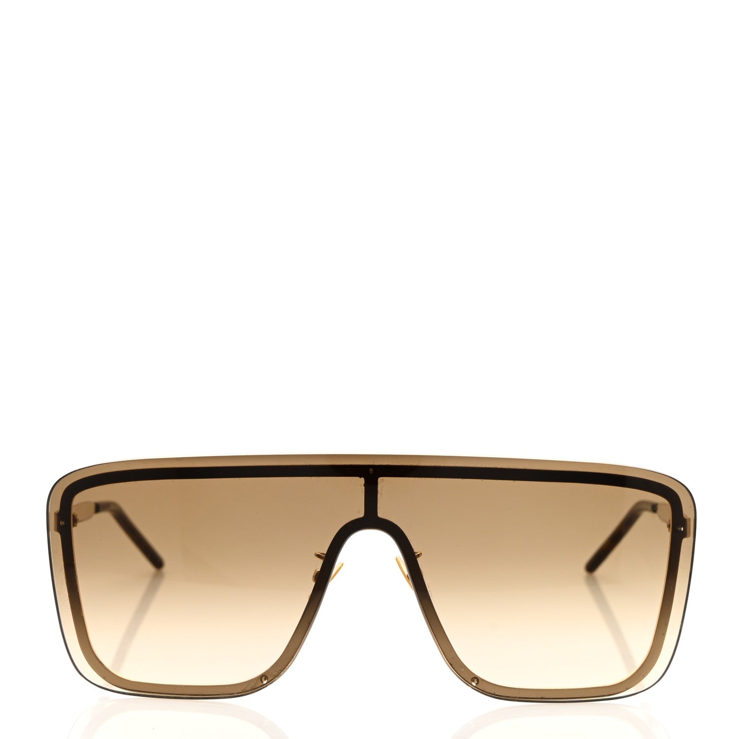 Saint Laurent Metal SL 364 Mask Sunglasses Brown 3 of 8