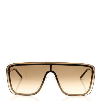 Saint Laurent Metal SL 364 Mask Sunglasses Brown 3 of 8