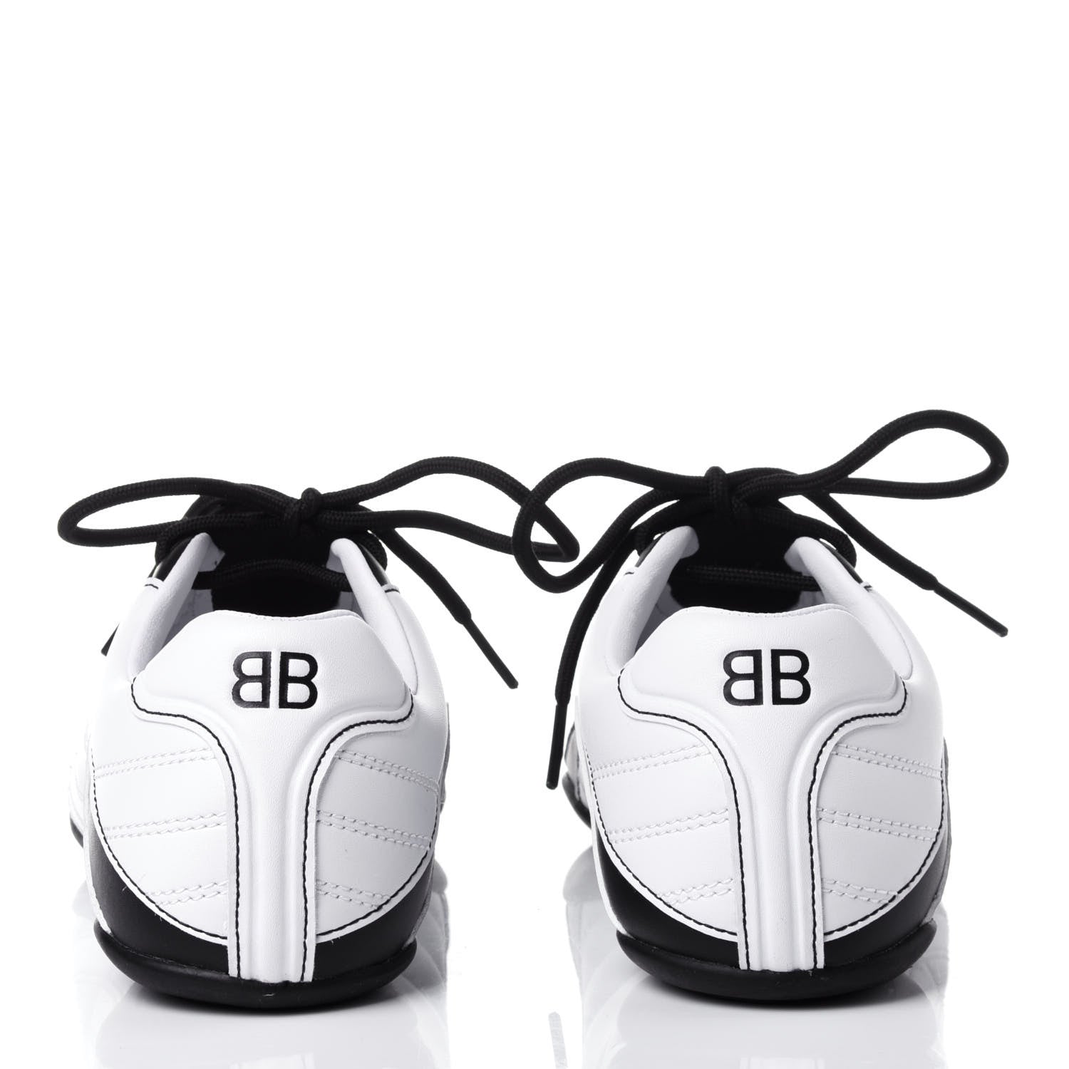 Balenciaga Polyurethane Womens Zen Sneakers 37 White Black 5 of 11