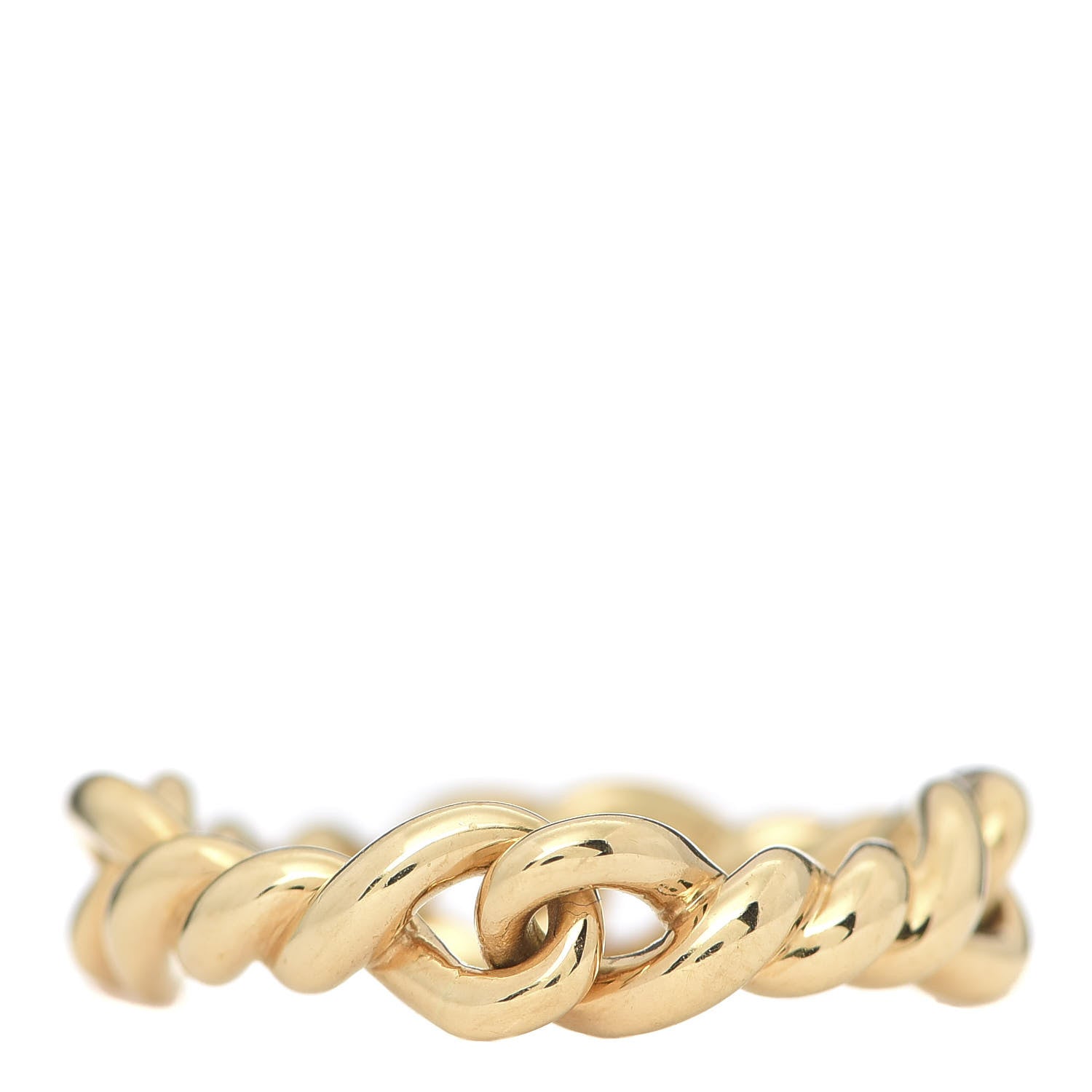 David Yurman 18K Yellow Gold 5mm Continuance Ring 49 5 1 of 5