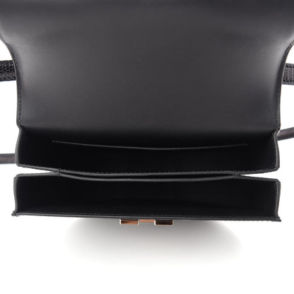 Hermes Lizard Mosaique Au 24-17 Black 5 of 11