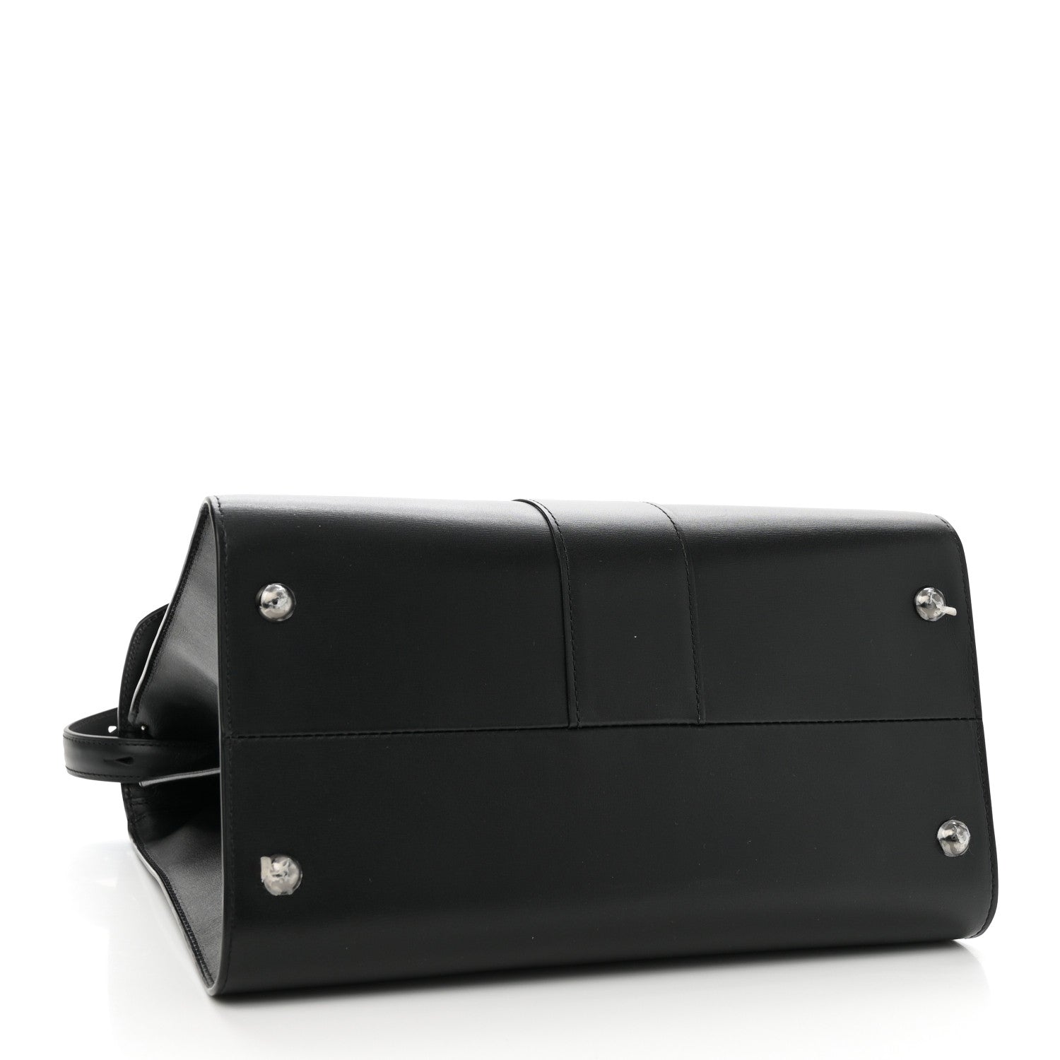Delvaux Calfskin MM L'Humour Brillant Satchel Black 5 of 11