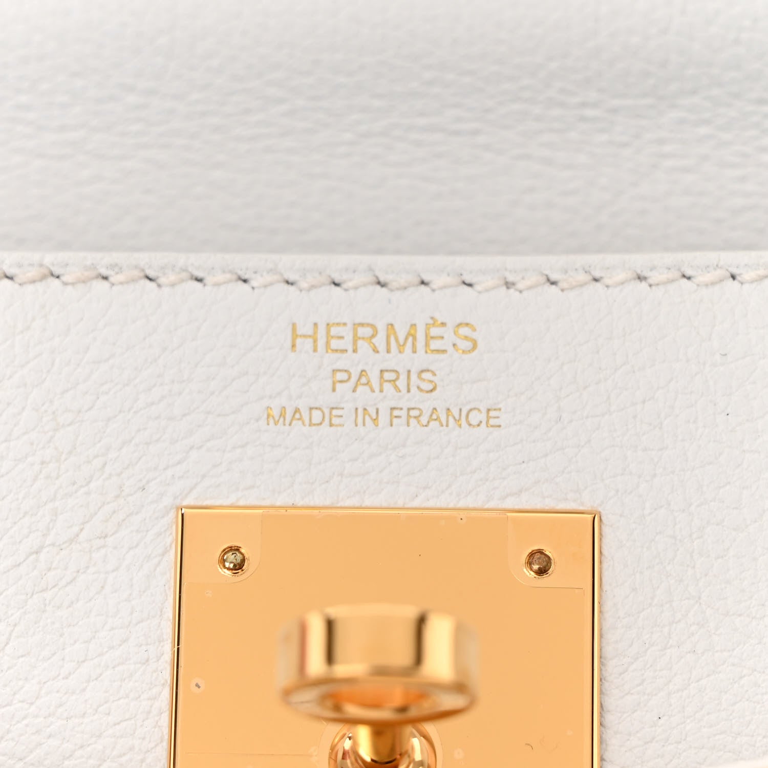 Hermes Evercolor Kelly Retourne 28 White 6 of 12