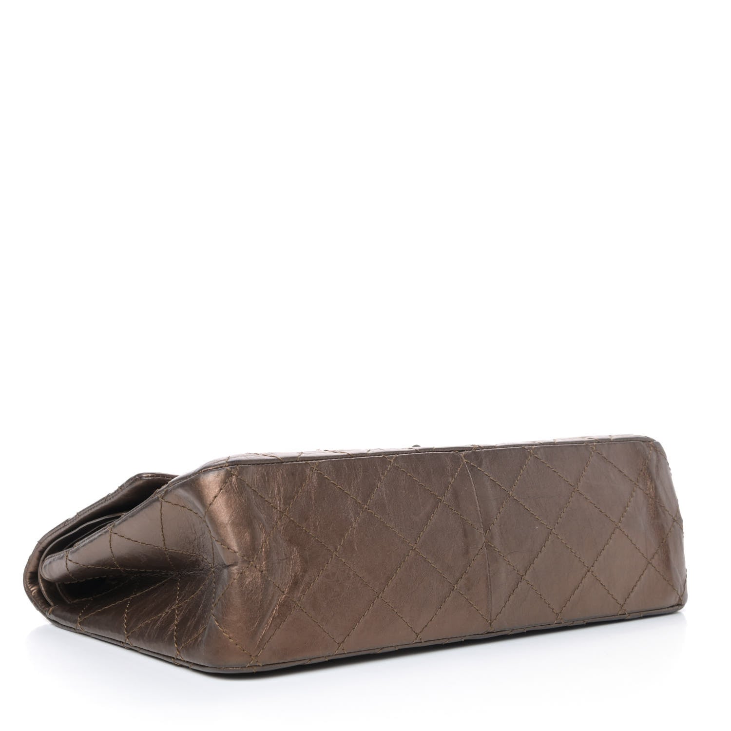 Chanel Metallic Aged Calfskin Quilted 2.55 Reissue 227 Flap Bronze 3 of 4