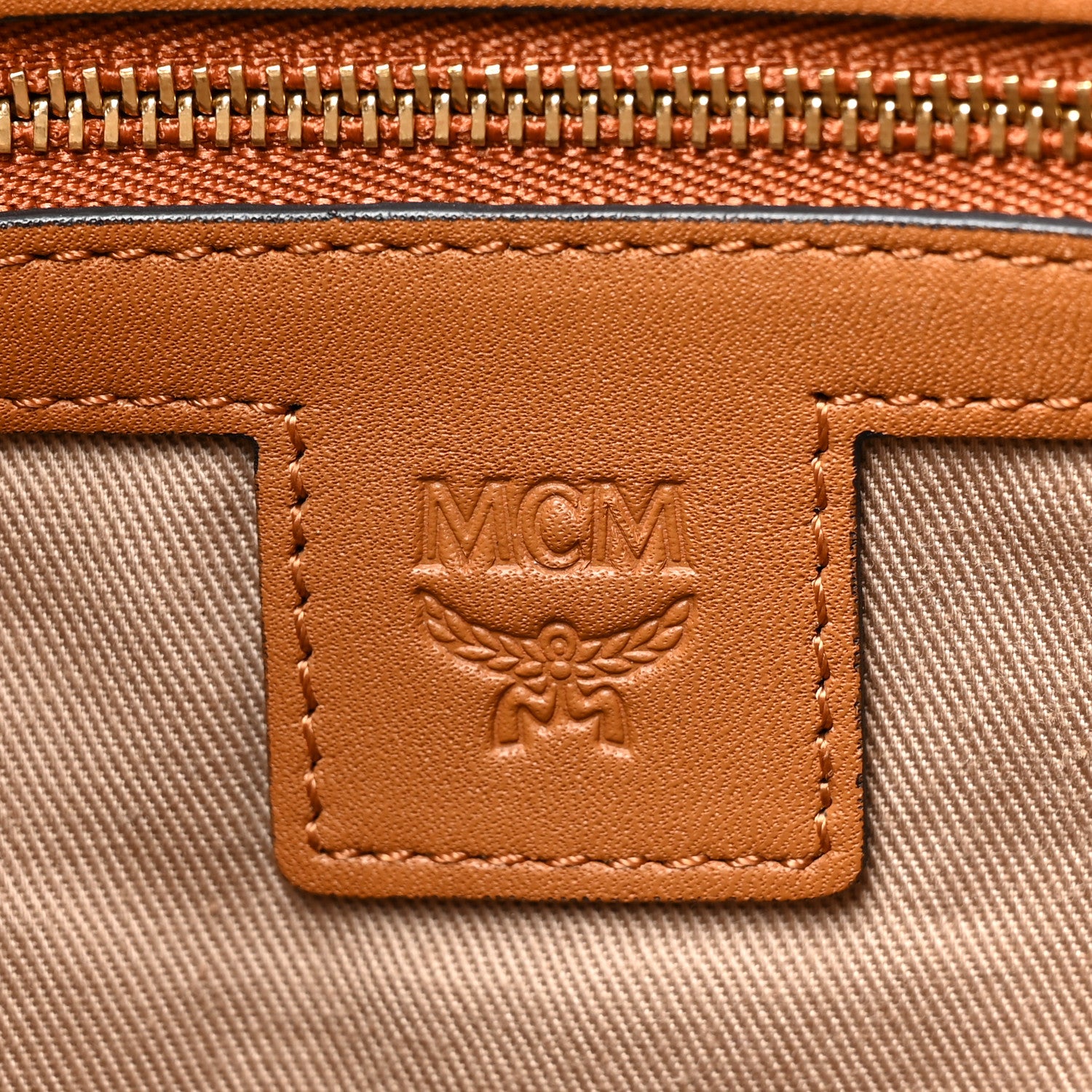 MCM Visetos Large Klara Hobo Cognac 6 of 16