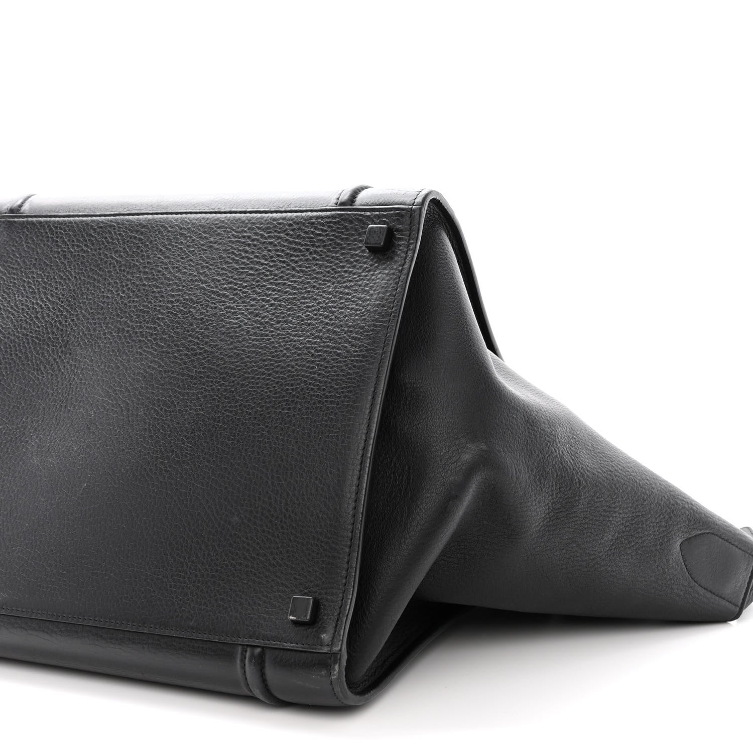 Celine Supple Calfskin Medium Phantom Luggage Black 10 of 11
