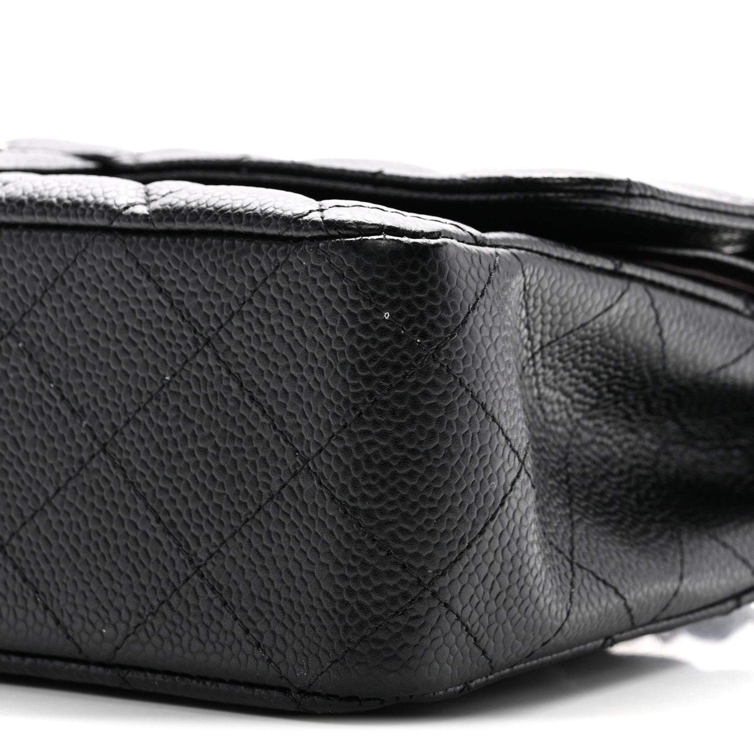 Chanel Caviar Quilted Medium Double Flap Black 10 of 11