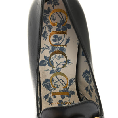 Gucci Malaga Kid GG Victoire 95mm Loafer Pumps 36.5 Black 7 of 10