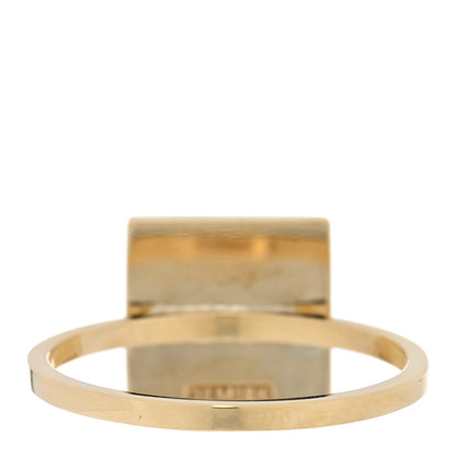 Jennifer Meyer 18K Yellow Gold Lapis Lazuli Pyramid Ring 54 7 3 of 4