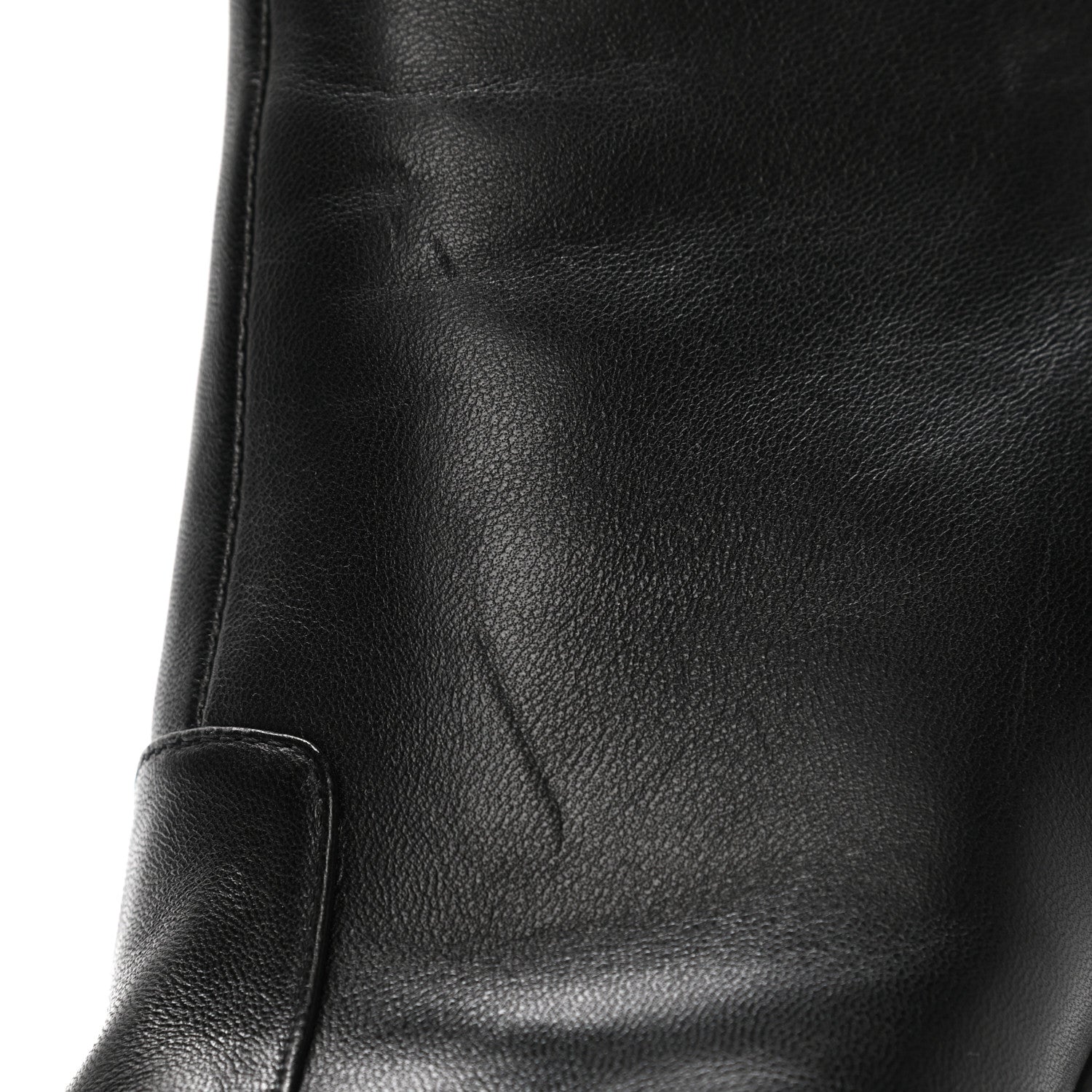 Chanel Lambskin Patent CC Cap Toe Platform Ankle Boots 39 Black 9 of 11
