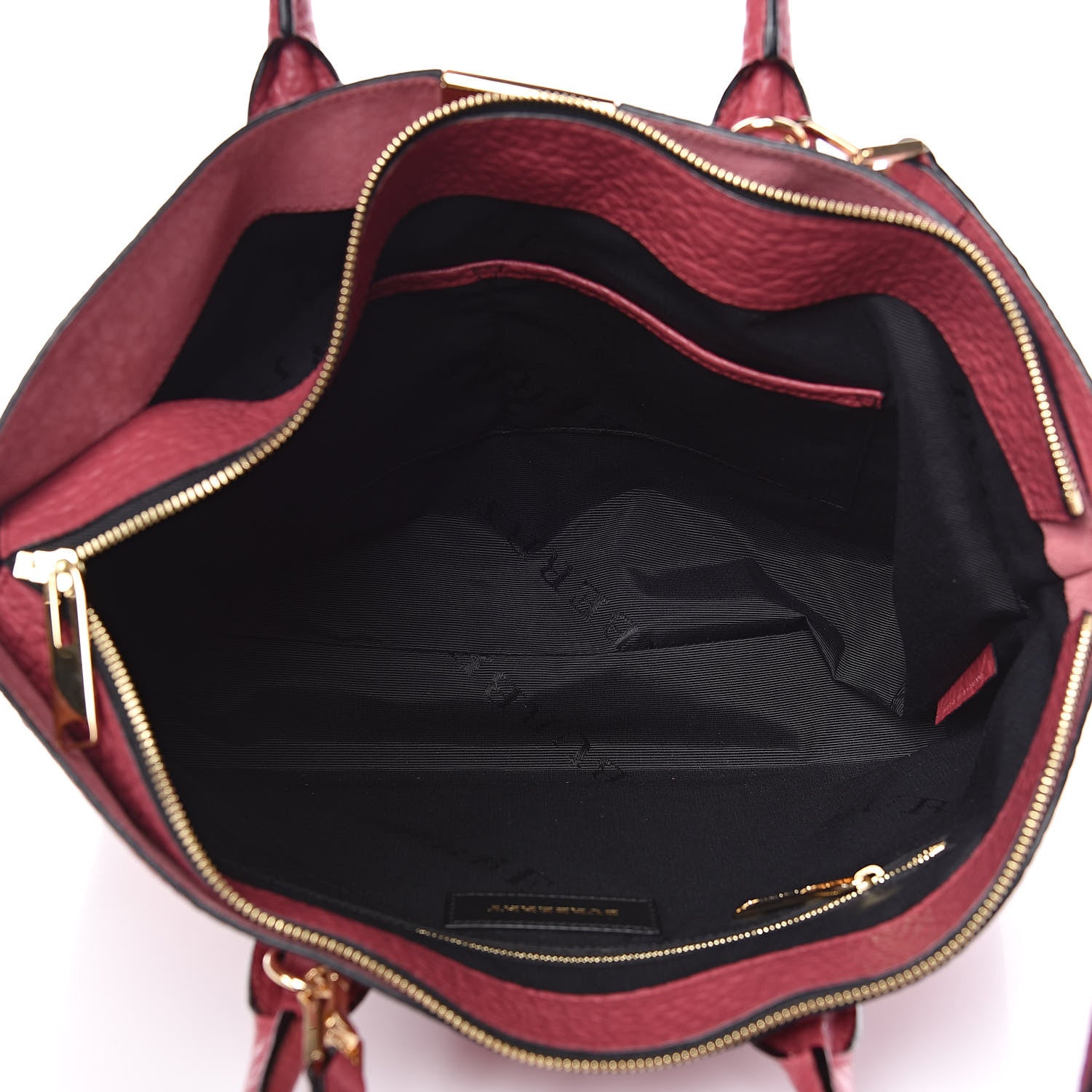 Burberry Heritage Grain Check Embossed Medium Dewsbury Tote Peony Rose 5 of 9