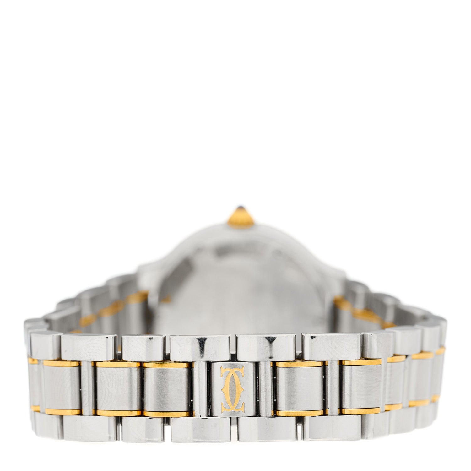 Cartier Stainless Steel 18K Yellow Gold 28mm Must de 21 Quartz Watch 3 of 4